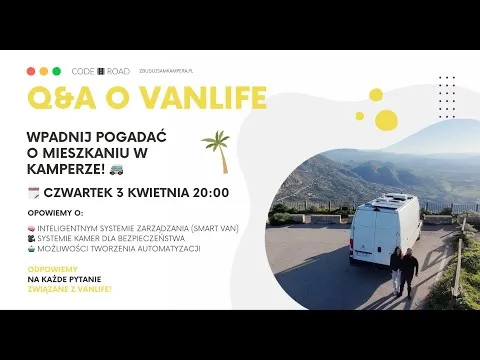 Miniatura sesji live Q&A o inteligentnym systemie zarządzania w kamperze